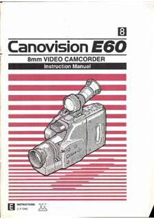 Canon E 60 manual